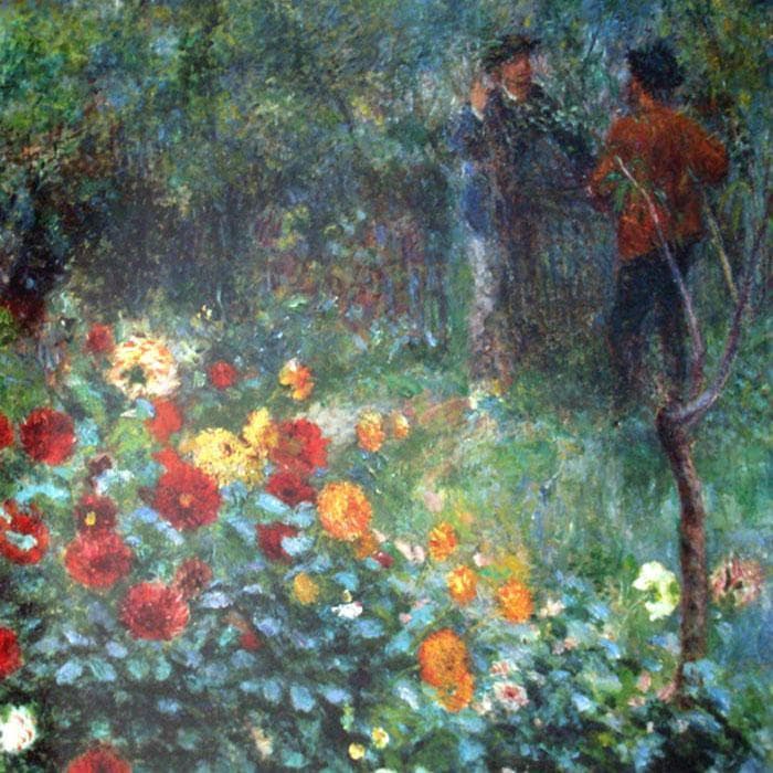 額装済/The Garden in/ルノワール/インテリア/アート/ポスター