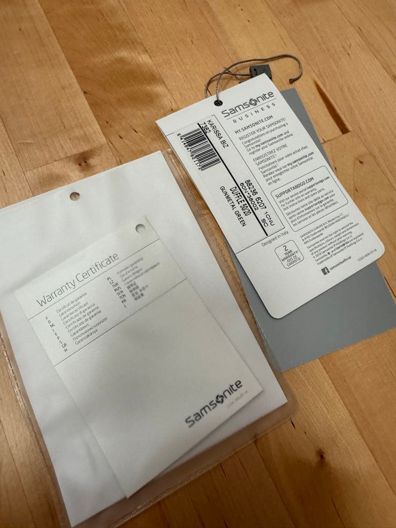 samsonite karissa biz 7382 ガンメタルグリーン　希少