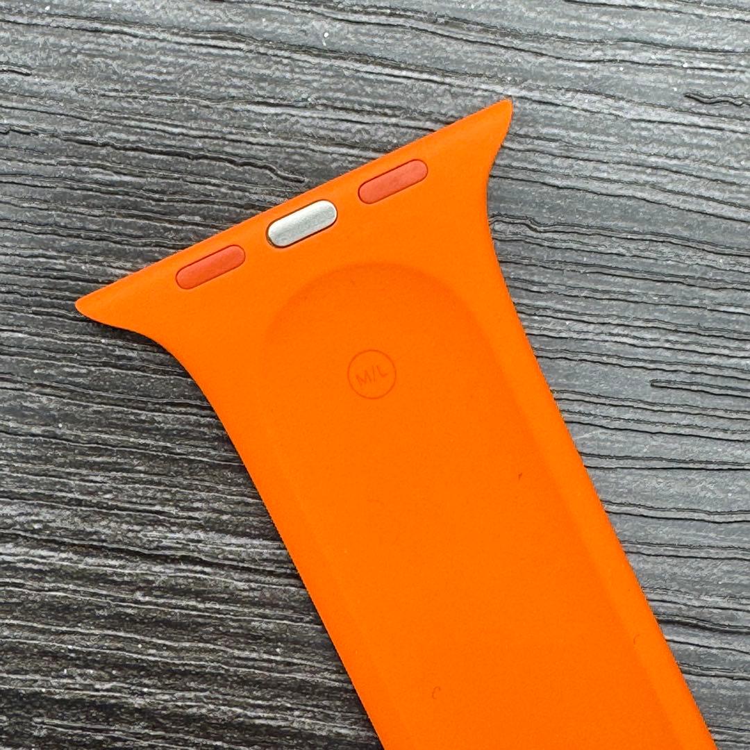 2654 ほほ未使用　Apple Watch エルメス　オレンジラバー