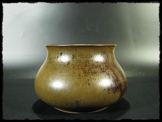 膳所 ぜぜ 口梅鉢 エフゴ 餌袋 建水 岩崎 新定 遠州 茶道具 f197