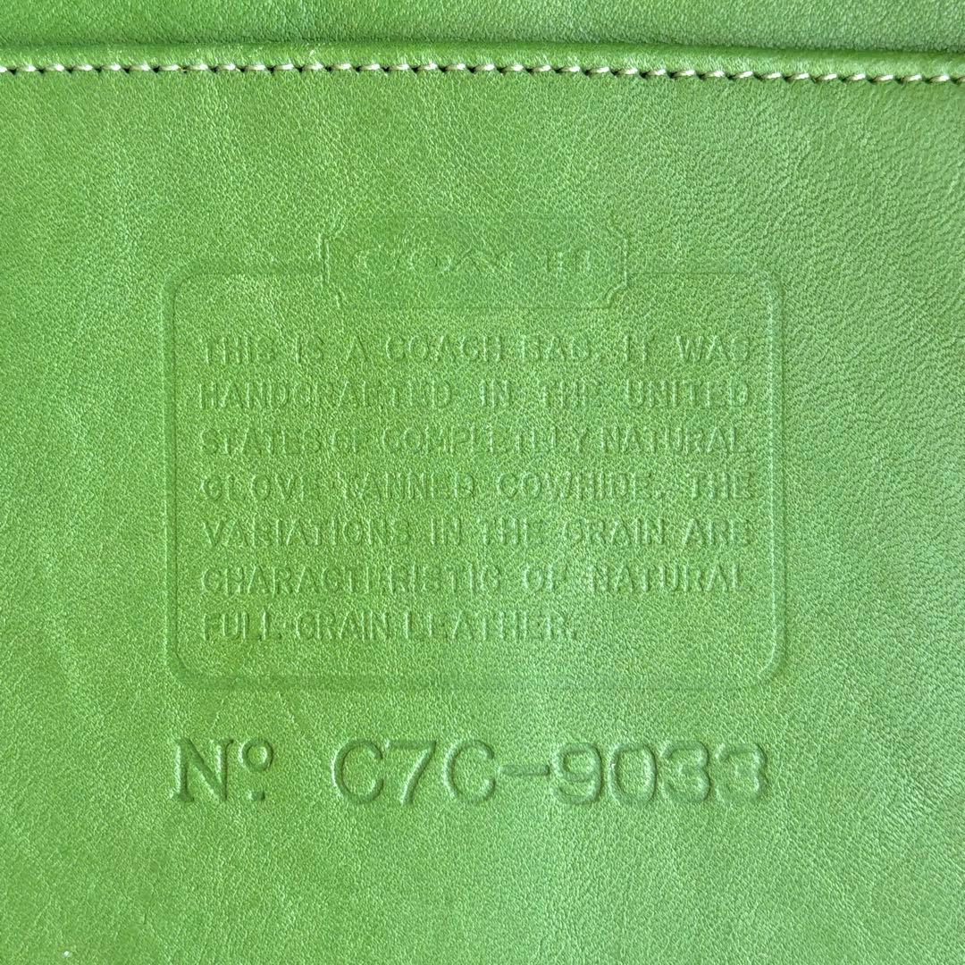 vintage coach オールドコーチ ショルダーバッグ 9033 グリーン