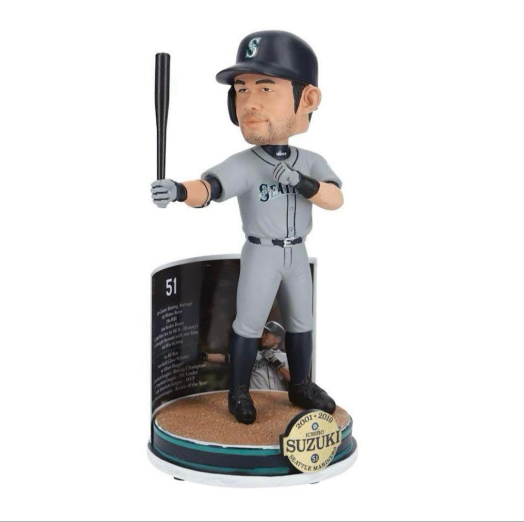 世界限定3000個　イチロー　MLB公式ボブルヘッド　シリアルあり