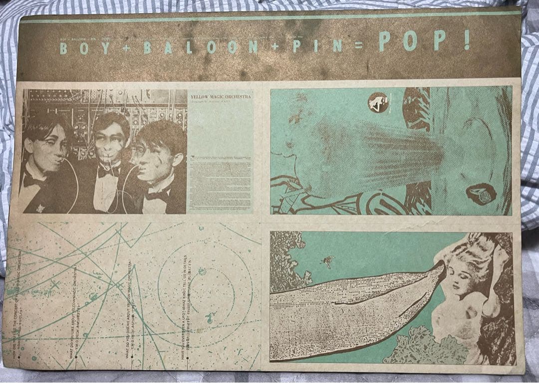 i*a様 イエローマジックオーケストラ新聞大パンフレット イエロー版8Pポストカ