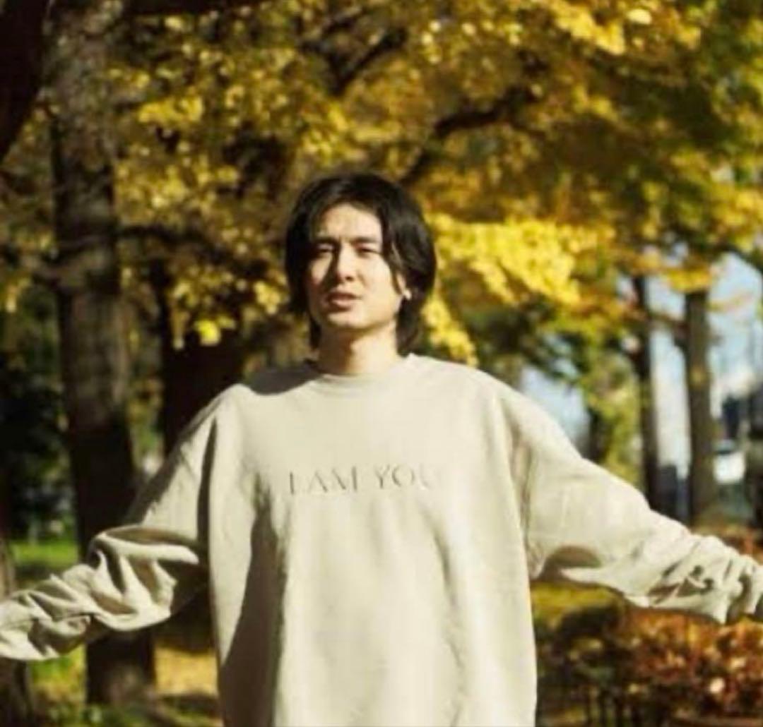 藤井風 I AM YOUトレーナー\"サイズS\"ベージュ軽量あったか