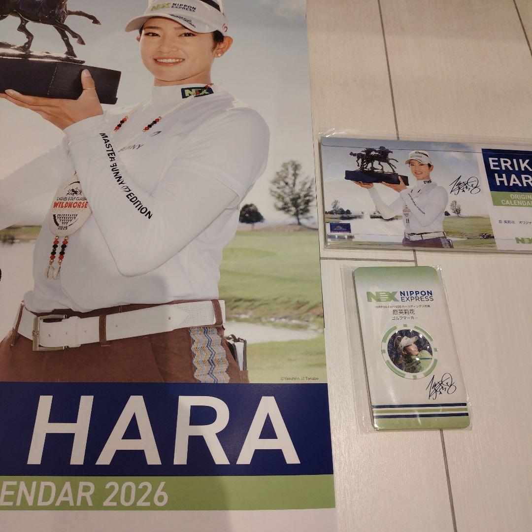 カレンダー ゴルフマーカー 原英莉花 ゴルフ