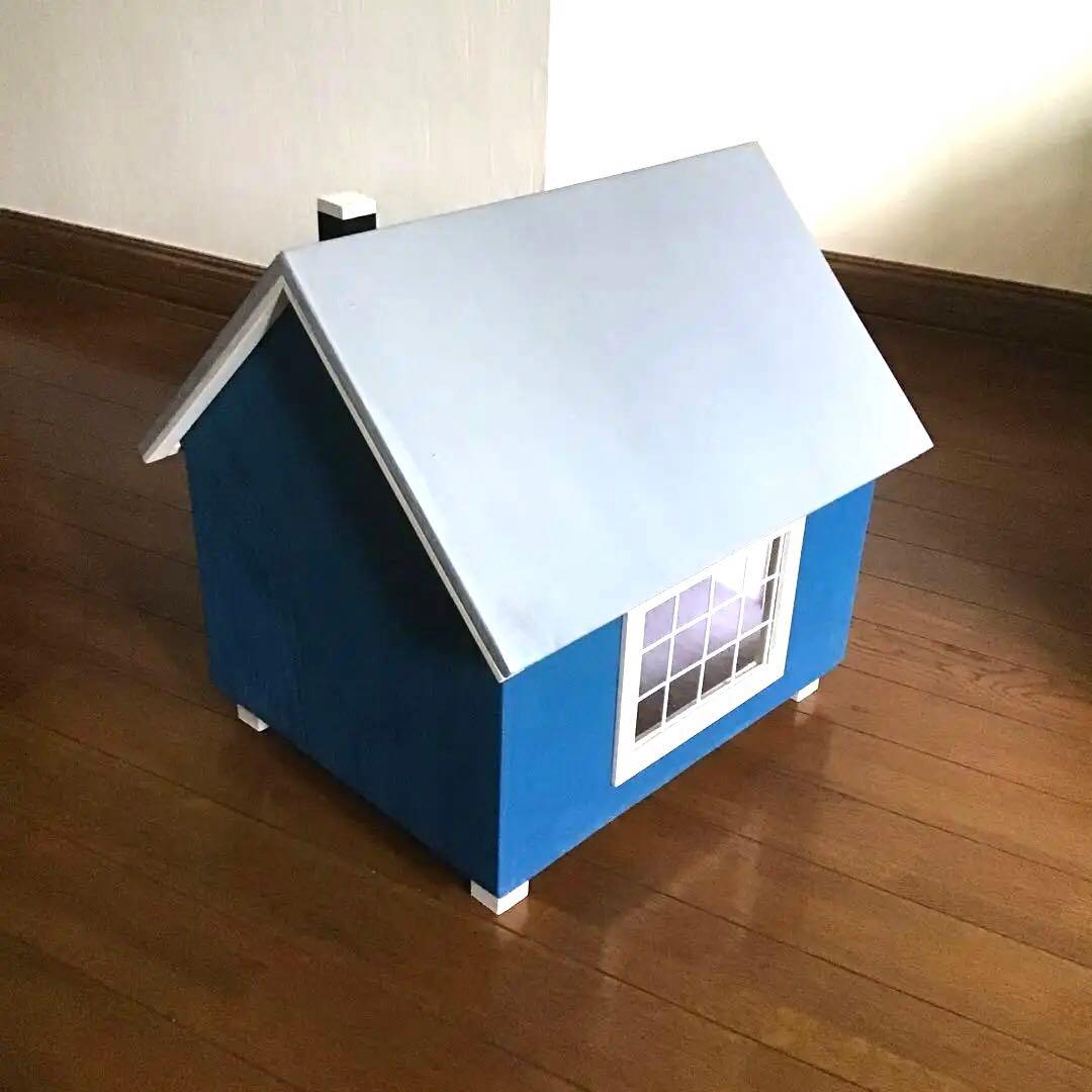 おしゃれな洋風扉付きwoodイヌ・ネコ小動物ペットハウス