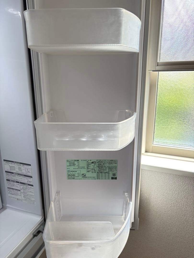 日立冷凍冷蔵庫　R-H49T 485L 2023年製