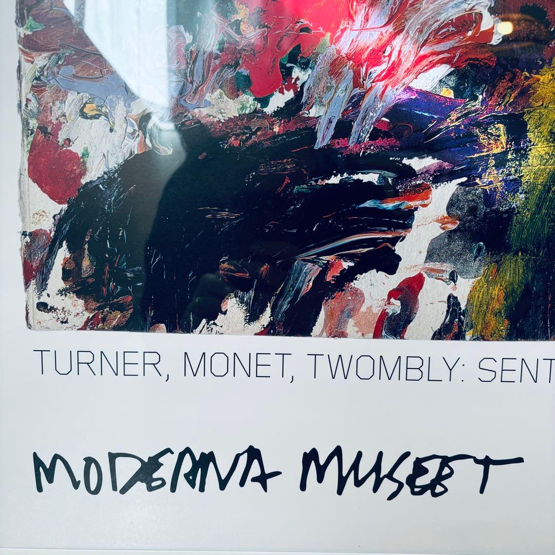 新品正規品 サイ・トゥオンブリー Cy Twombly レアポスター特注額装付き