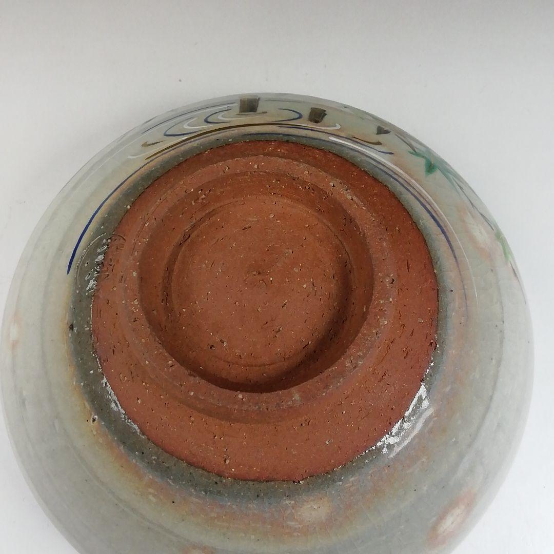 Ｔ４１７　茶碗　『乾山写　青楓文』『平安　橋本紫雲 造』　共箱　抹茶碗　茶道具