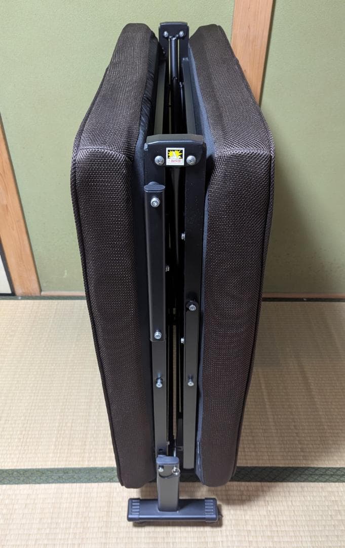 キャスター付き 折りたたみベッド シングル