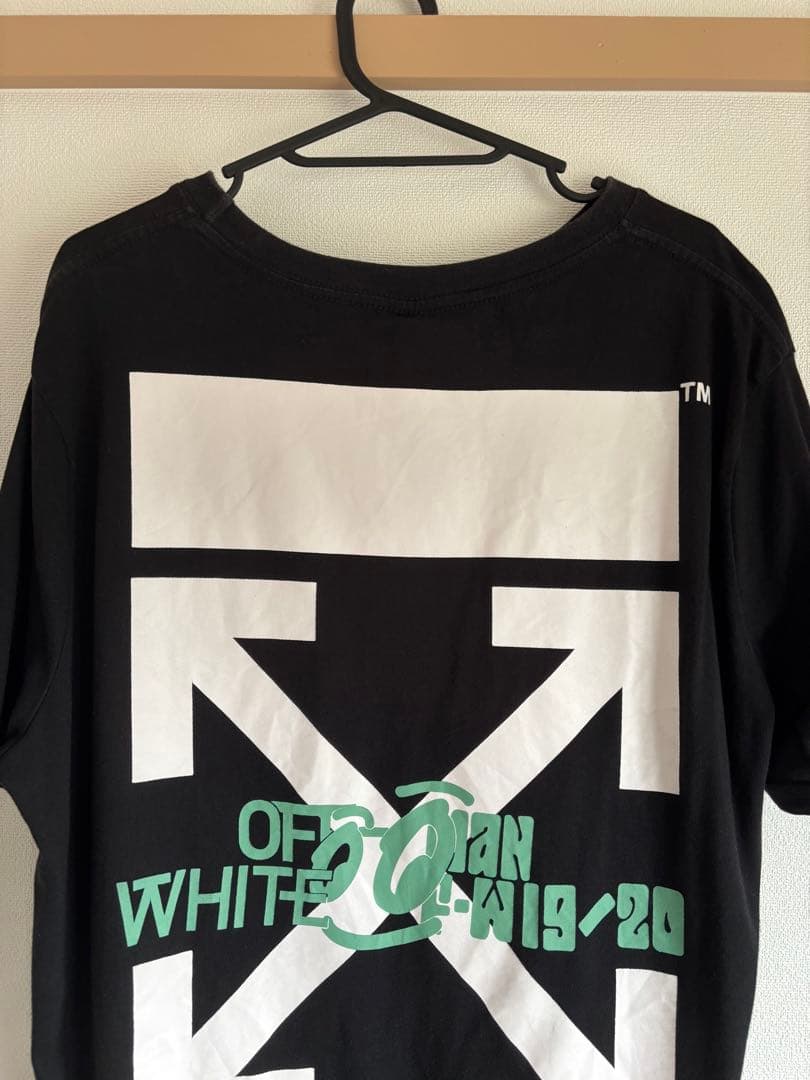 OFF-WHITE ブラック Tシャツ Lサイズ