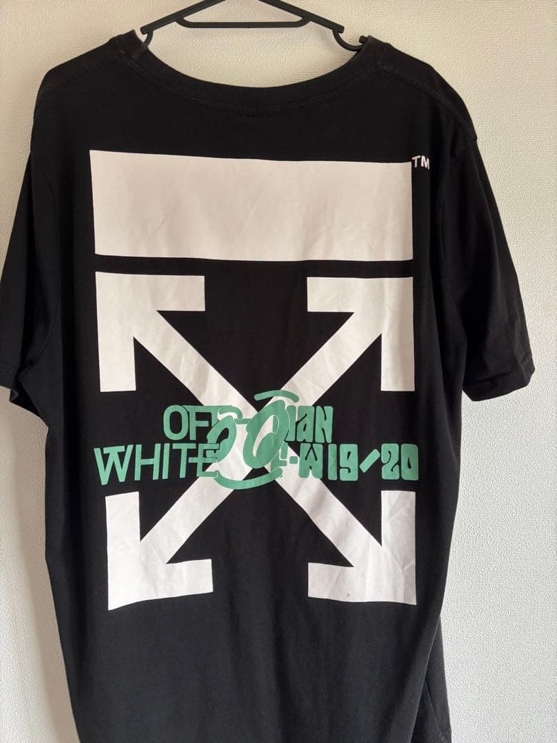 OFF-WHITE ブラック Tシャツ Lサイズ