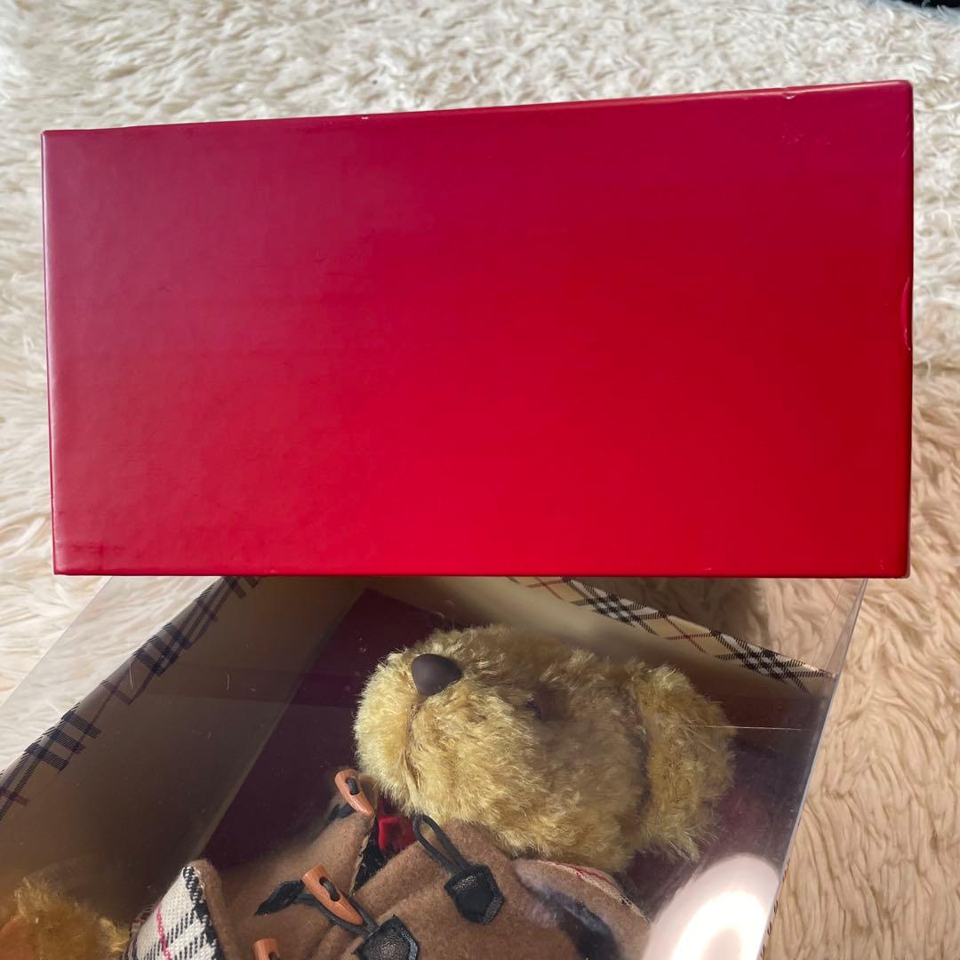 BURBERRY バーバリー　テディベアダッフルコート スカーフ　箱あり