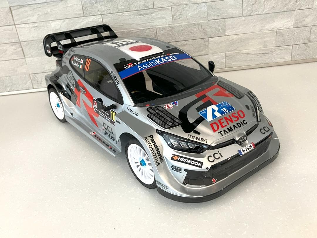 タミヤRCボディ ヤリス WRC2025 ラリーギリシャ・アクロポリス 勝田選手