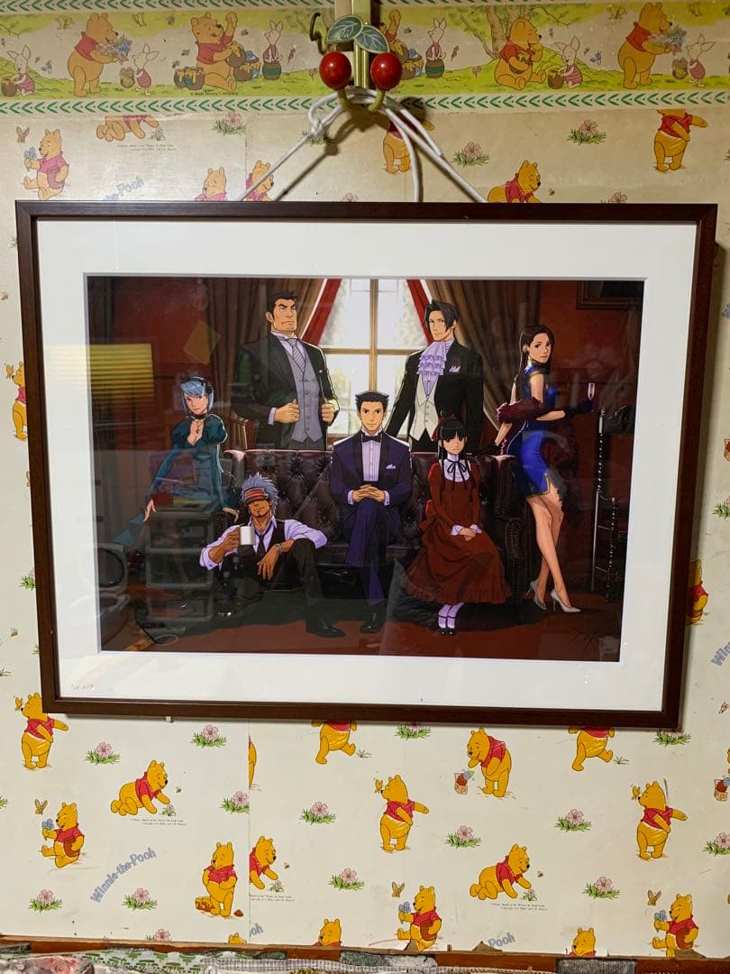 逆転裁判画廊 額装グラフィックアート (正装イラスト)