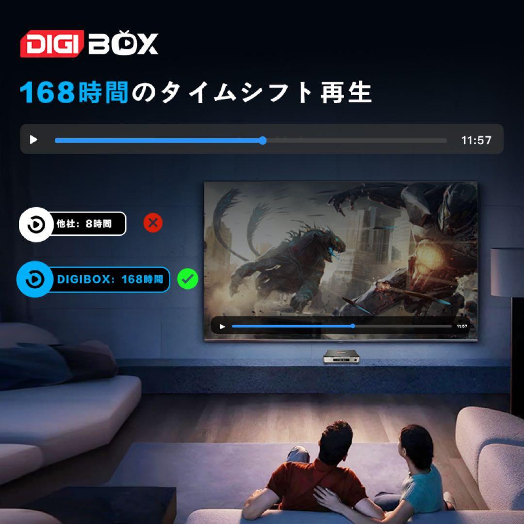 即時発送 DIGIBOX D6 MAX8K対応 千兆LAN 168時間見逃し