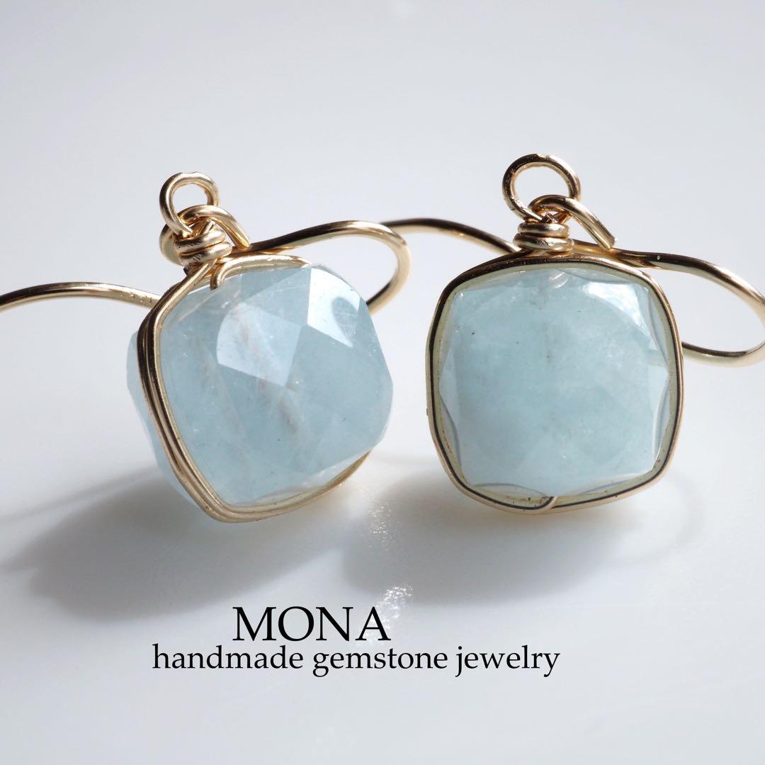 【はくとん( 'ω')ŧ‹\"ŧ‹\"】モザイクホワイトシェルのイヤリング