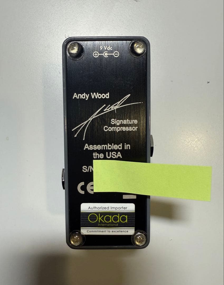 Suhr woodshed COMP Andy Wood コンプレッサー