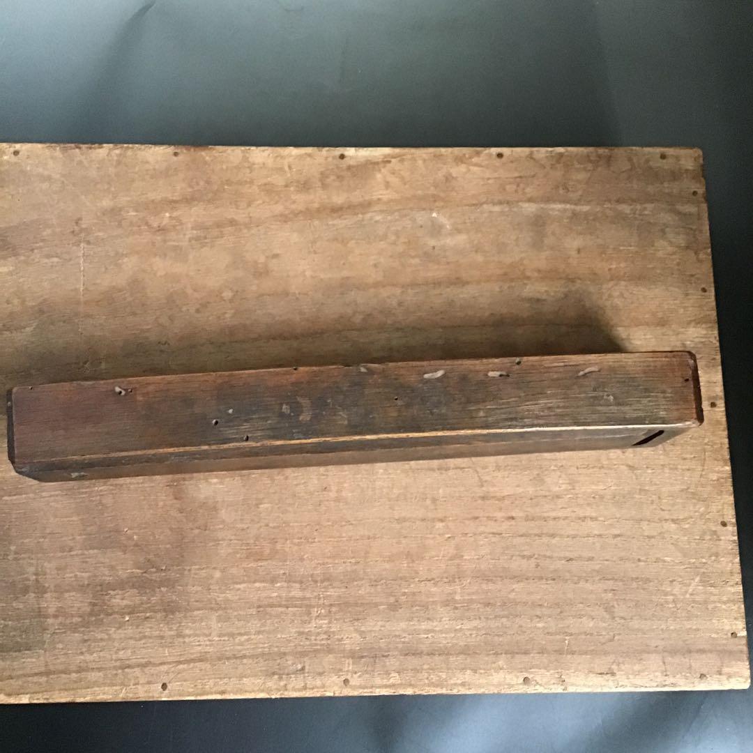 希少　骨董品　木製筆箱　アンティーク　文箱