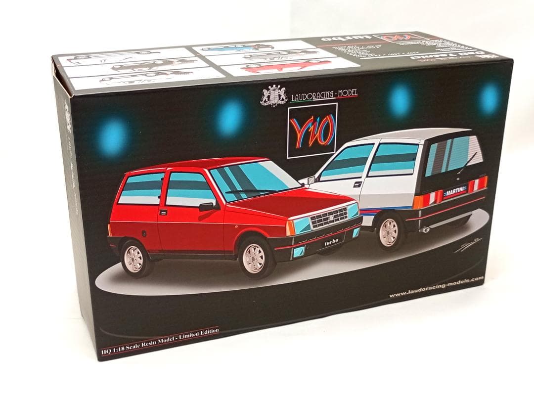 ラウドレーシング 1/18 アウトビアンキ Y10 ターボ 1985 グレーメタ