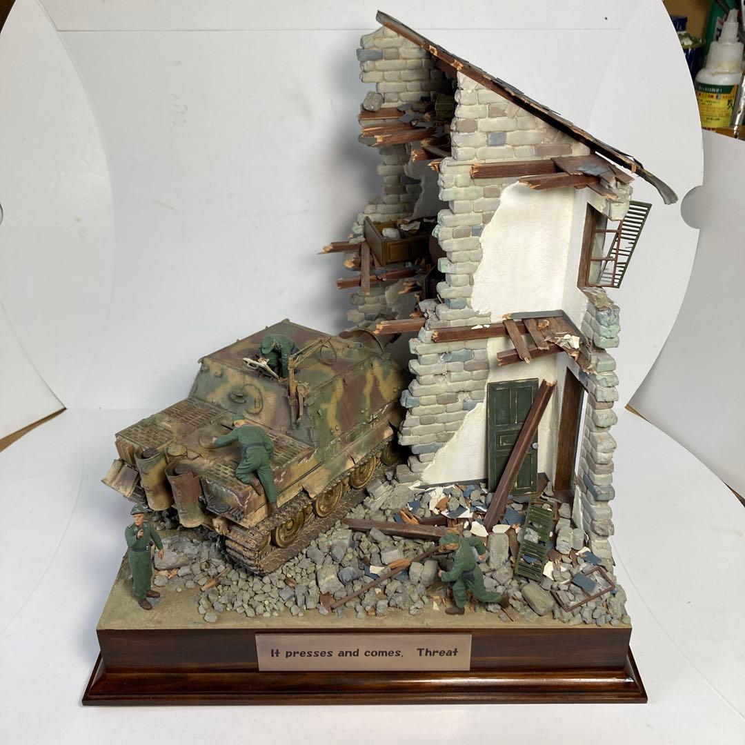 戦場ディオラマ模型完成品1/35