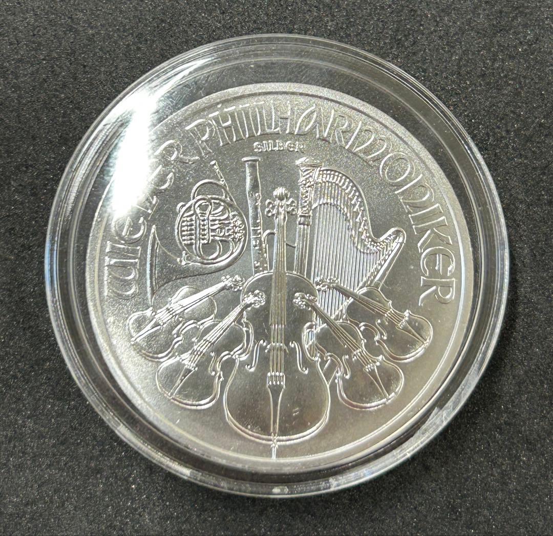 ウィーン・フィルハーモニー銀貨 2022年 1オンス　ケース付き