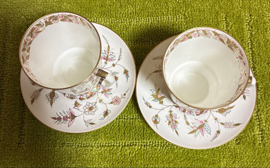 超希少❗ヴィンテージ　ロモノーソフ　ロシア　カップ&ソーサー　2組セット