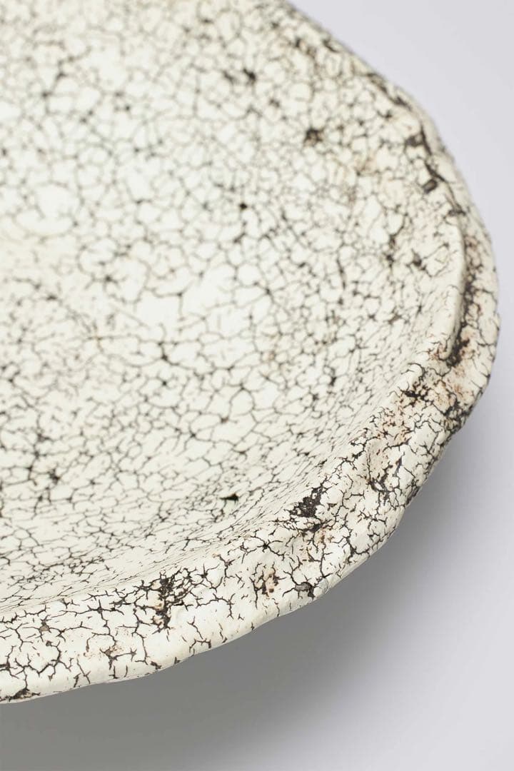 中根学 罅 \"ヒビの器\" / 陶器 陶芸 皿 工藝 工芸 民藝 美術 芸術 作品