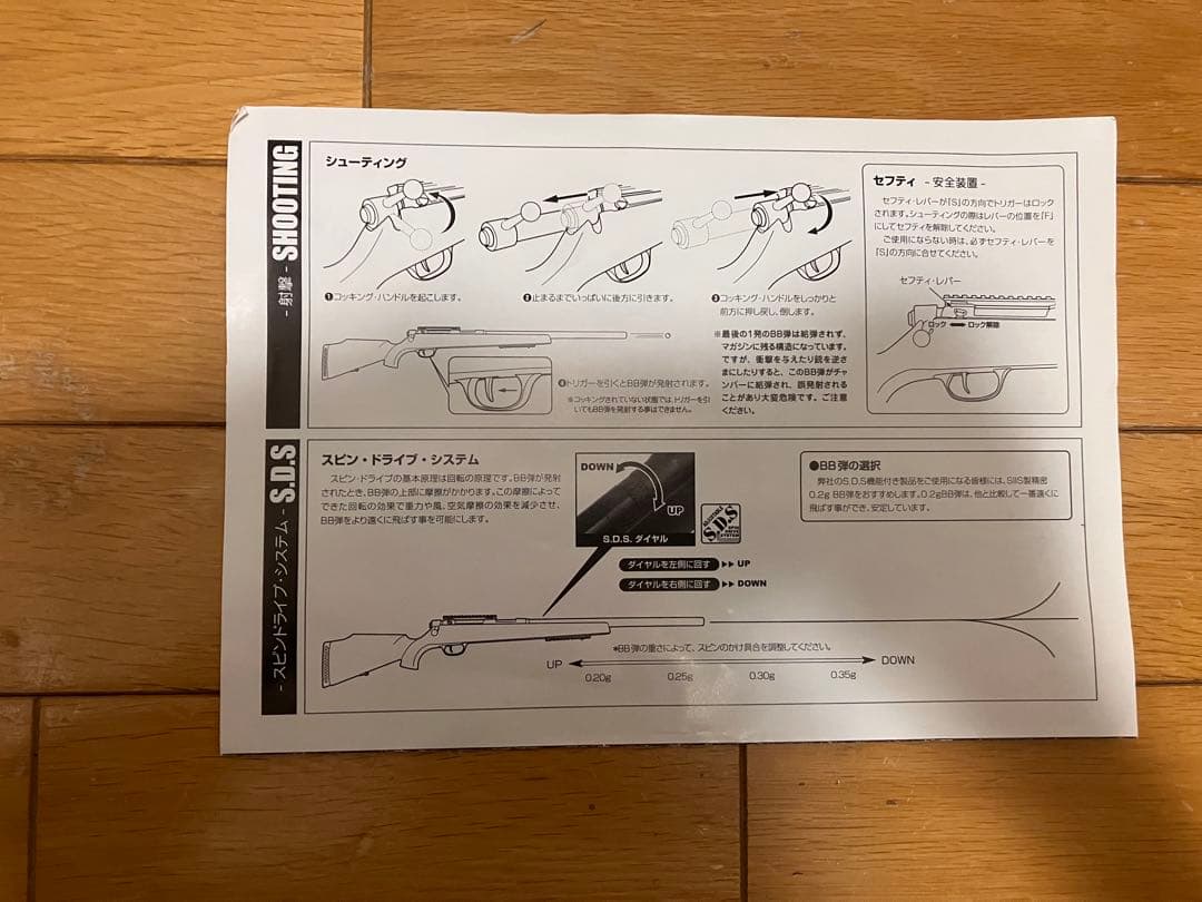 エスツーエス製tsr-zero エアガン スコープ付き