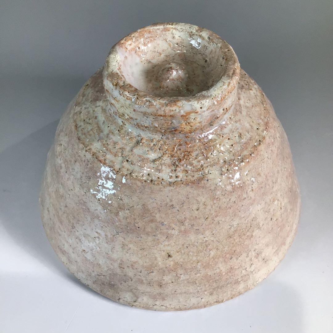 Ｐ７１０　茶碗　『萩焼』『味舌隆司造』『大徳寺　高橋悦道　箱書』　共箱　茶道具