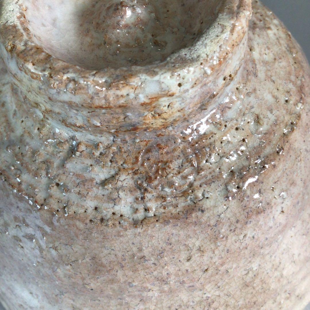 Ｐ７１０　茶碗　『萩焼』『味舌隆司造』『大徳寺　高橋悦道　箱書』　共箱　茶道具