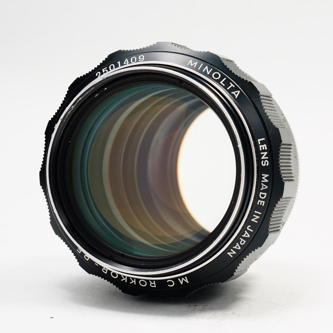 【虹ゴ】ミノルタ MC-ROKKOR PF 85mm F1.7 前 409