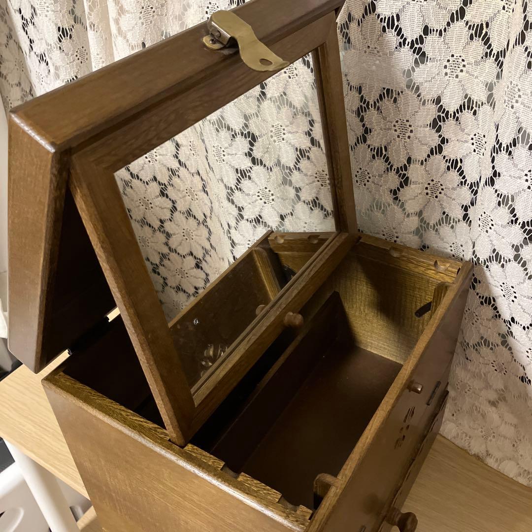 専用◆パリの雑貨屋 木製 メイクボックス FG-266 テーブルドレッサー