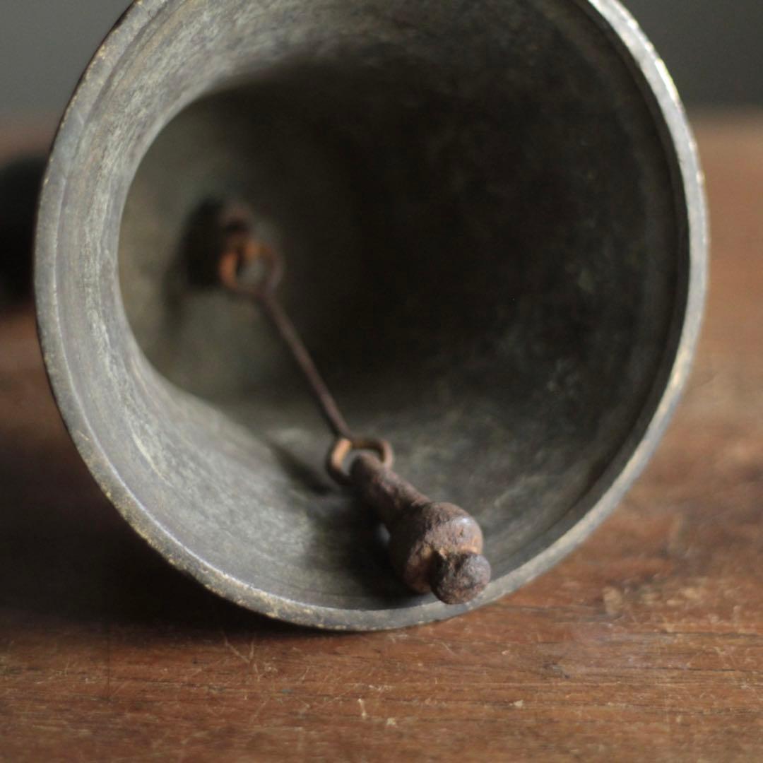 古銅 鐘 カネ ベル 古道具 アンティーク オブジェ 銅製鐘