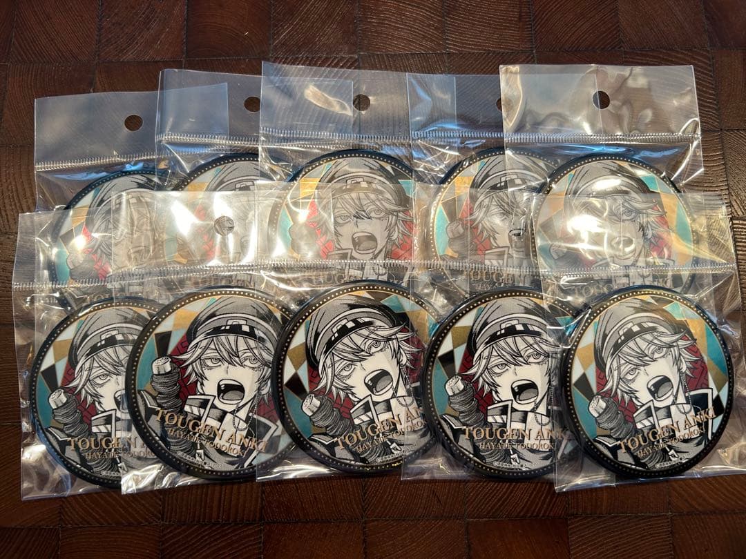 桃源暗鬼 等々力颯 メタリック缶バッジ 10個セット 渋谷TSUTAYA