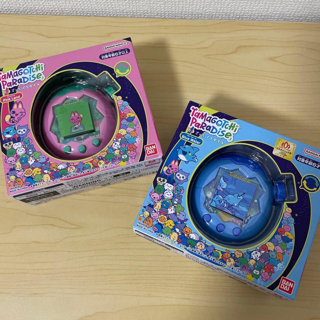 Tamagotchi Paradise ピンクと青のセット