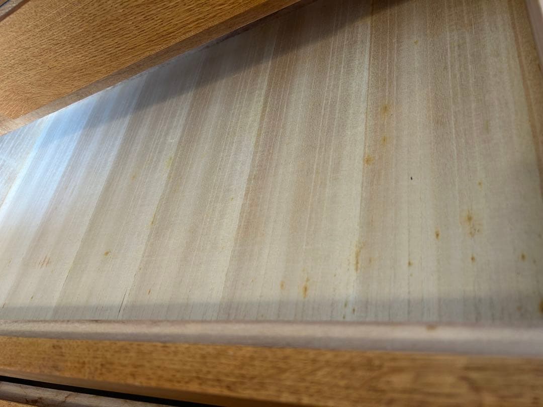 関家具 木製キャビネット W70×D40×H70 ガラス扉付き