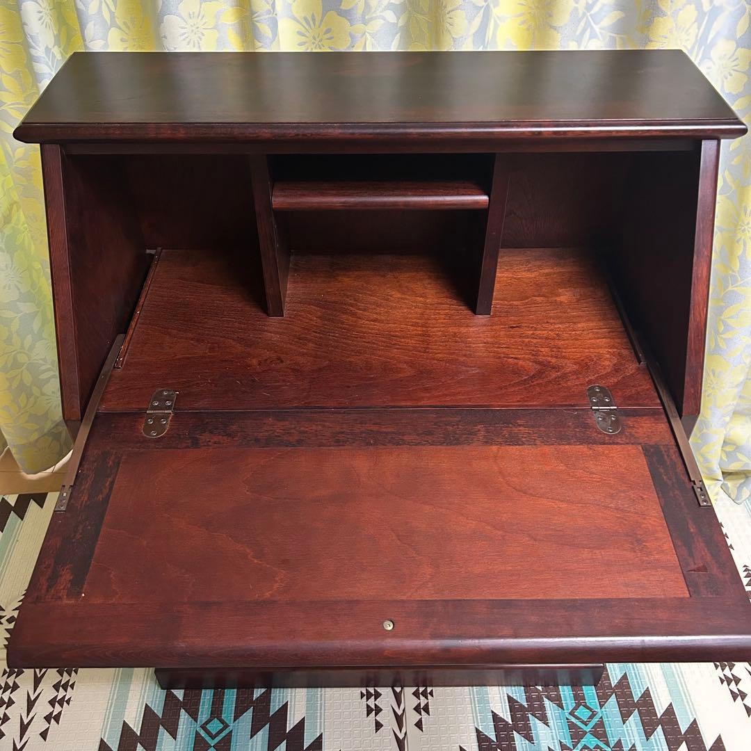 蝦夷民芸ライティングビューロー　美品　レトロ家具　アンティーク