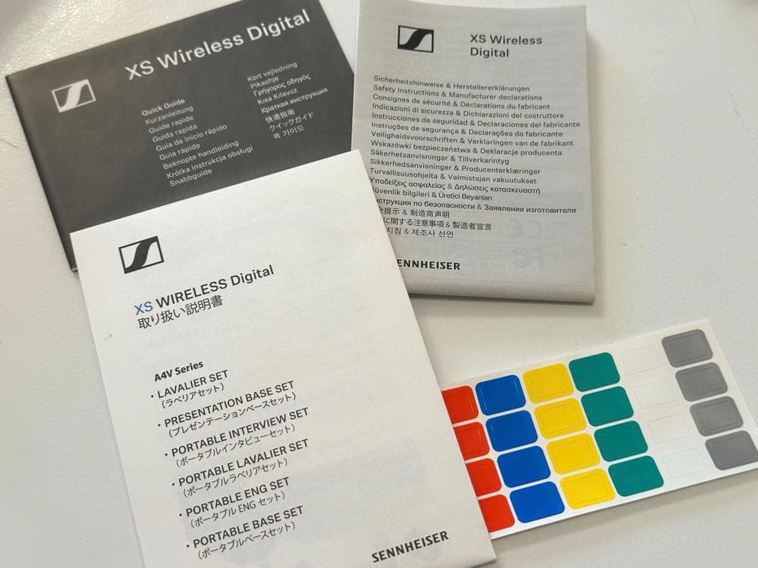 【状態良】Sennheiser XS Wireless Digital マイク