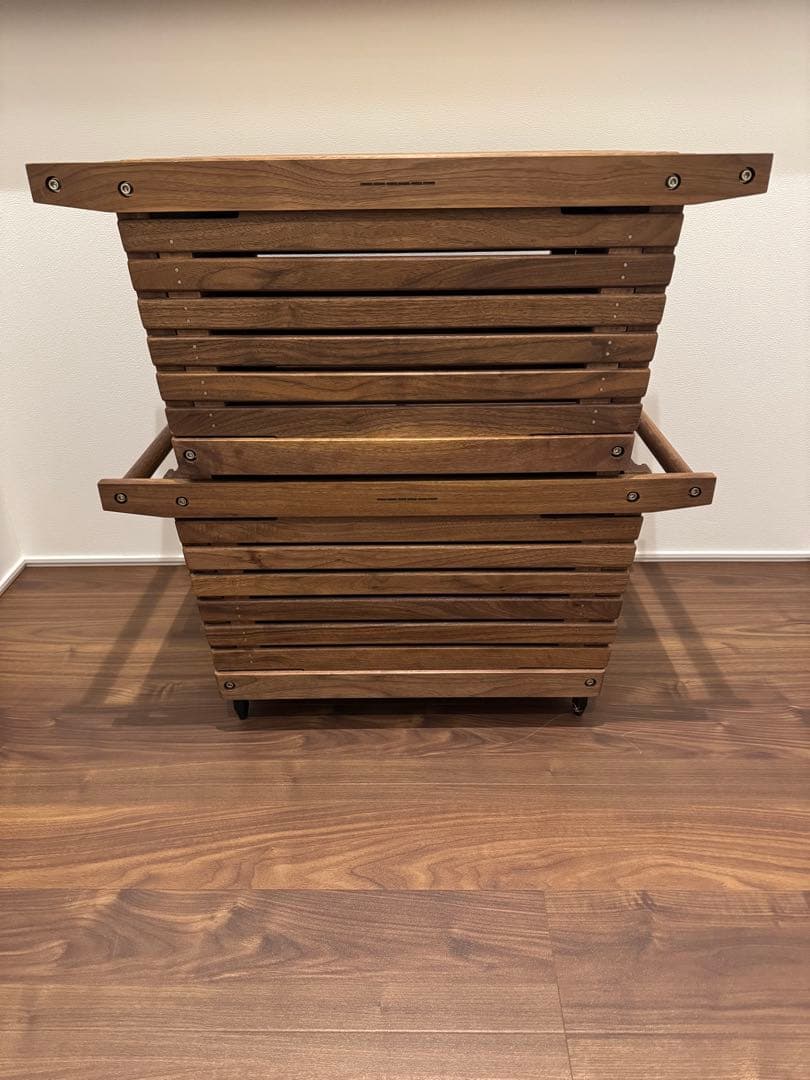 Tikiki コンテナM ウォールナット×2＋エクステンションテーブル