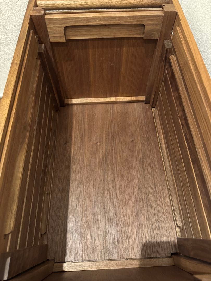 Tikiki コンテナM ウォールナット×2＋エクステンションテーブル