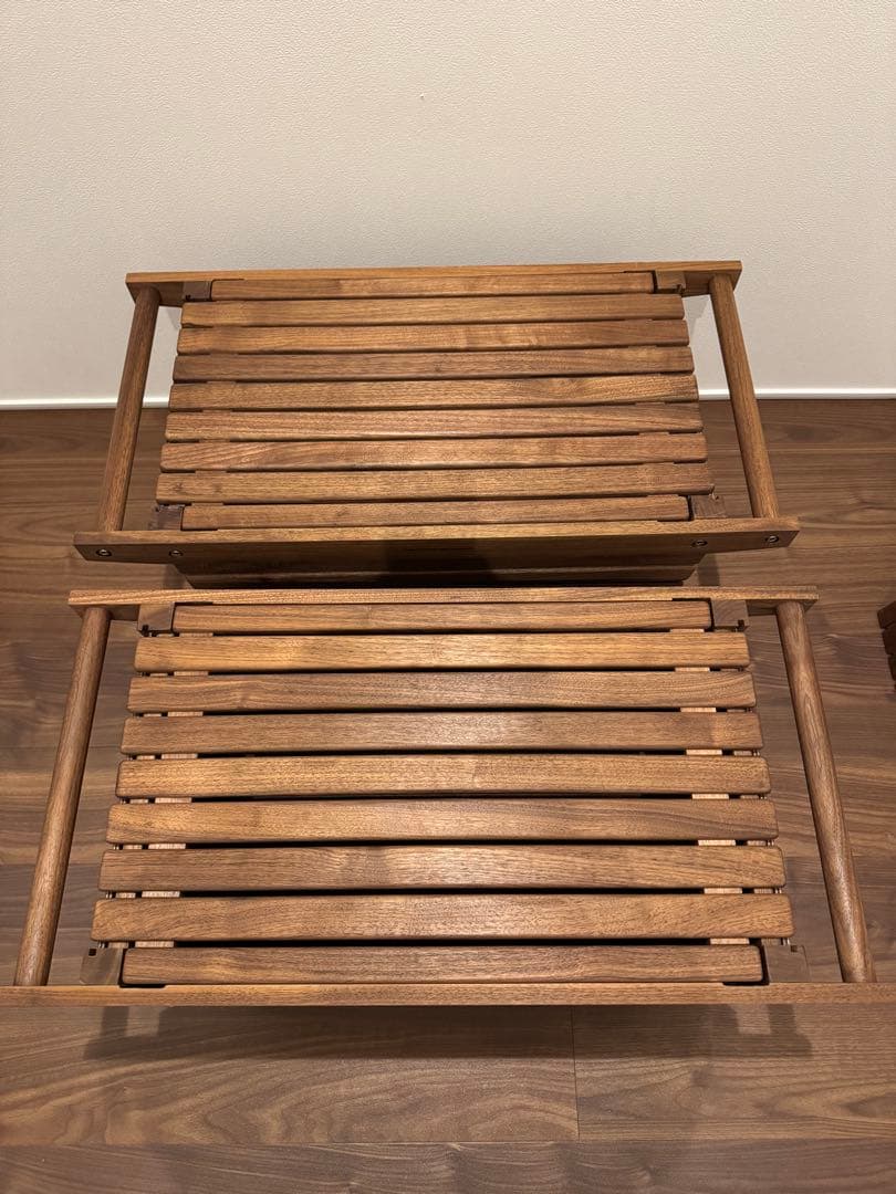 Tikiki コンテナM ウォールナット×2＋エクステンションテーブル