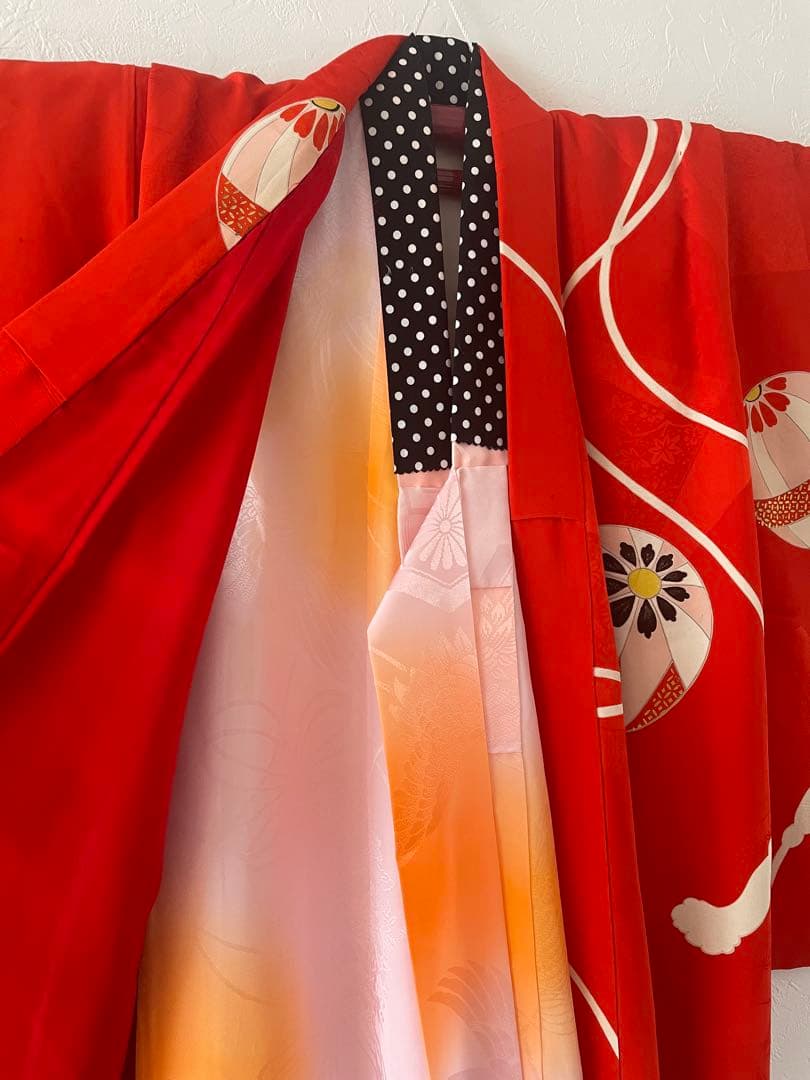 七五三　5歳　正絹　お着物セット
