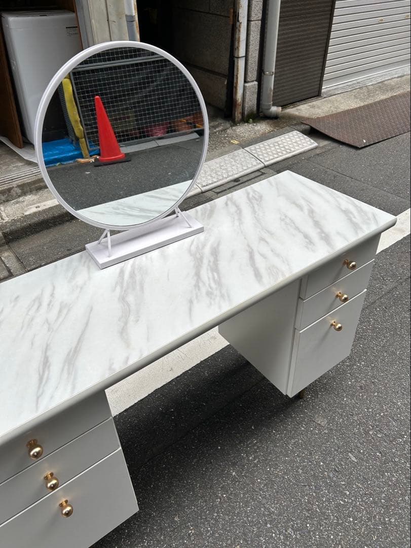 Francfranc エルドラド コスメデスク　鏡つき　ドレッサー