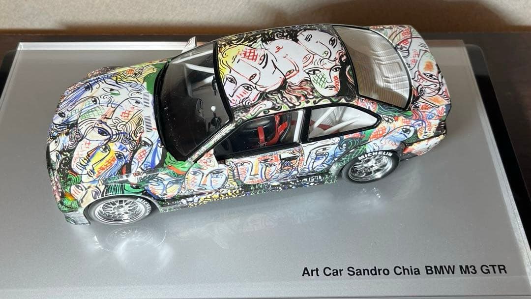 超レアモデル❗️ミニカー 1/18 ミニチャンプス BMW M3 アートカー