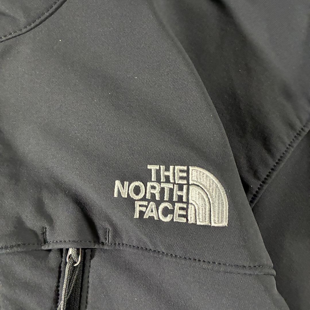 THE NORTH FACE TNF APEXソフトシェルジャケット刺繍ロゴ