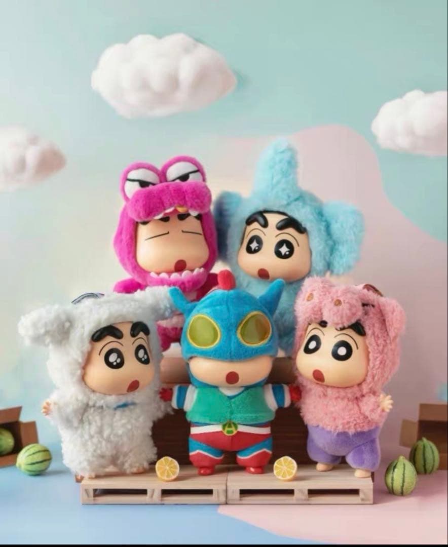 クレヨンしんちゃん TOPTOY プレイパーティー4個セットPLAYPARTY①