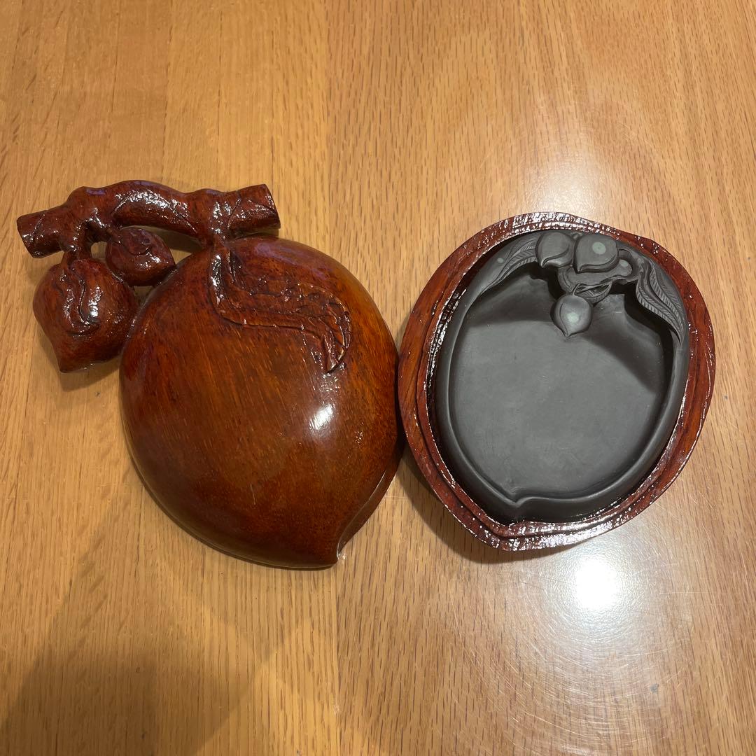 【新品未使用】すずりと木製ケース