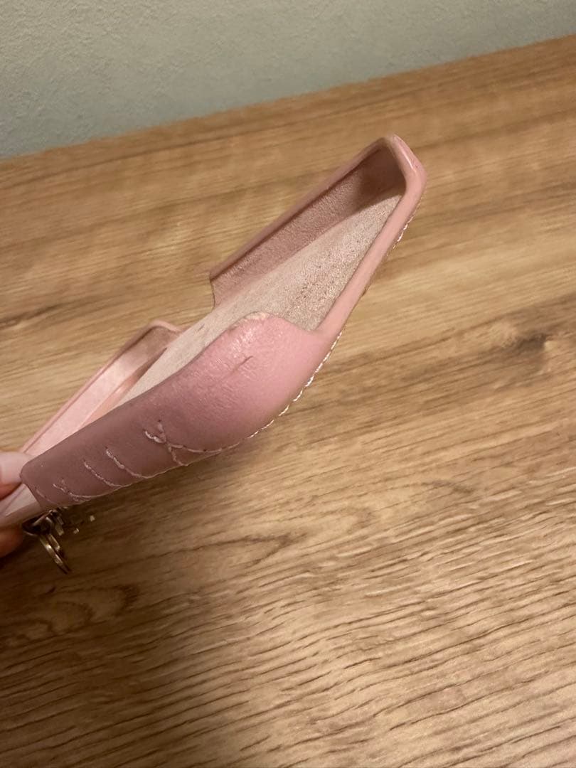 Dior ピンク ラムスキン iPhoneカバー iPhone14プロ