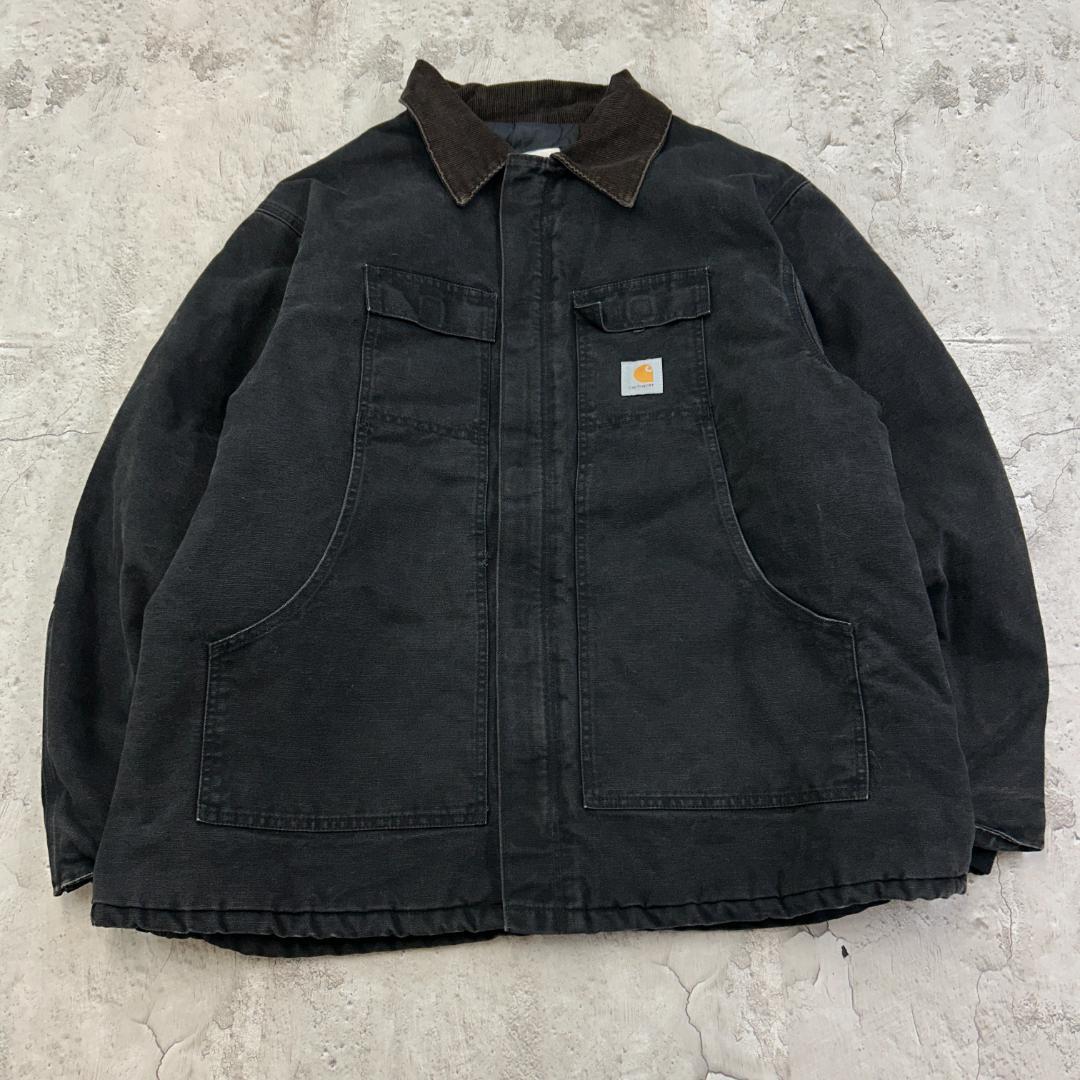 Y*u様 カーハート　USA製　ダック　トラディショナルジャケット　古着　ブラッ